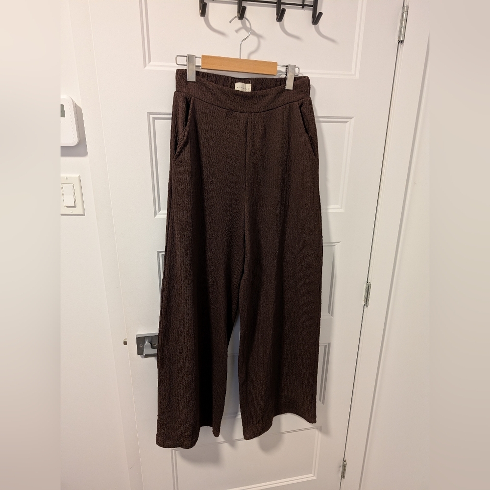 Womance/Brown Wide-Leg Pants Sz S